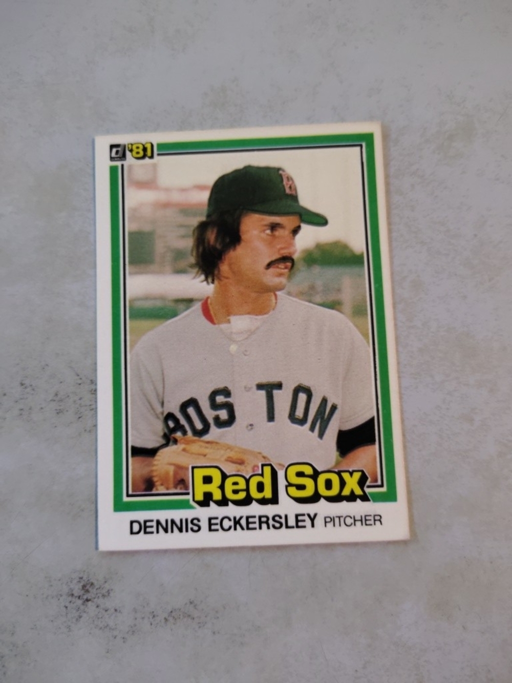 Dennis Eckersley 1981 Donruss #96 Boston Red Sox Baseball Card